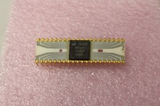 Vintage AMI Gold/Grey Trace CPU Chip Processor (H) picture