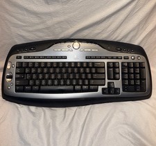 Logitech Y-RAM74  Cordless Wireless Keyboard MX300 ONLY CANADA 210 WORKS VTG picture