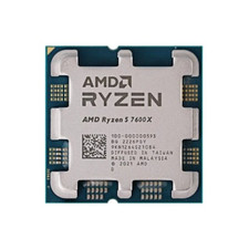 AMD CPU Processor R5 7600X ZEN4 AM5 6 Crs 12 Trd 4.7Ghz up to 5.3Ghz Radeon GPU picture