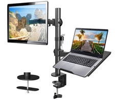 Soporte de Escritorio para Monitor y Laptop Ajustable VESA con Bandeja 16'' picture