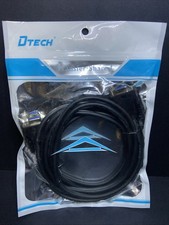 DTECH DT-9005C RS232 Straight Through Transfer Cable F/F 3M Long picture