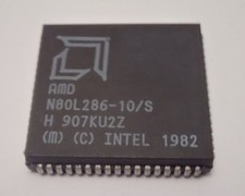 AMD N80L286-10/S PLCC-68 10MHz 286 Retro CPU Processor picture