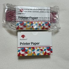 Phomemo Thermal Paper 53mm Blk on White Non-Adhesive 10 Year 6 Rolls BPA Free picture