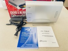 Plextor PX-708UF External DVD CD Writer Burner FireWire USB Vintage Box As-Is picture