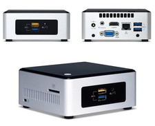 Intel NUC NUC5CPYH Mini PC Kit Intel Celeron HDMI VGA SD SATA 2.5 Barebone Box picture