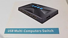 TCNEWCL HDS-4P KVM Switch 4 Ports HD KVM Switch  4Kx2K@30Hz picture