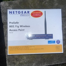Netgear ProSAFE 802.11g Wireless Access Point WG102 Detachable Antenna Brand New picture