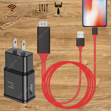 For iPhone 14 12 11 XR XS HDMI Mirroring AV Cable Phone to TV HDTV Adapter 1080P picture