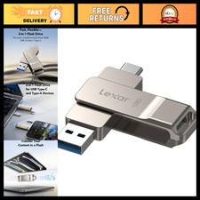 128GB Dual USB 3.2 Type-C Flash Drive - High-Speed Portable Storage, Champagne S picture