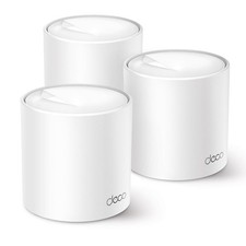 WHITE - TP-LINK AX3000 WHOLE HOME MESH WI-FI 6 SYSTEM (3 PACK) picture
