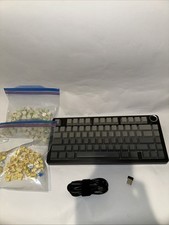 Aula F75 Pro w/ Banana Milk (Lubed+Filmed) Akko V3 Cream Reaper Switches [READ] picture
