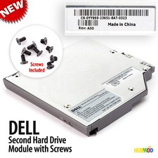 Genuine DELL 2nd IDE HDD Hard Drive Caddy Media Bay Precision M20 M60 M65 M70 picture