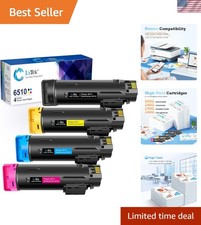 Reliable 4 Pack Toner Cartridge Set for Xerox Phaser 6510 & WorkCentre 6515 picture
