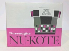 Burroughs NU-KOTE Twin Spool Ribbons BR 80C NIB NOS Qty 6 picture