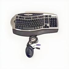Microsoft Wireless Comfort Keyboard 1.0A Model 1045 with Original 3.0A Receiver picture
