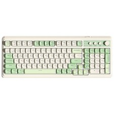 S99-Key Tri-Mode Gaming Keyboard Bluetooth 2.4G USB-C RGB Backlit Green picture