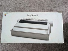 Apple ImageWriter II Dot Matrix Printer With Box – Working, New Ribbon (260148) picture