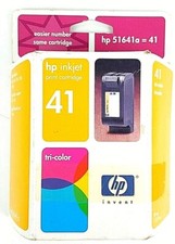 BRAND NEW- Genuine HP 41 Tri-Color Ink Cartridge No Expiration Date picture