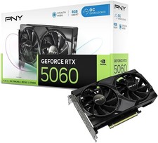 PNY GeForce RTX 5060 Overclocked Dual Fan 8GB GDDR7 GPU PCIe5.0 Graphics Card picture