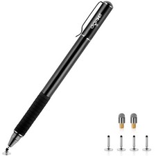 Black Wireless Stylus Pen for Touchscreen Devices with Precision Disc Tips picture