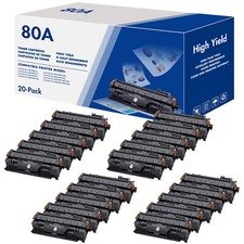 20PK CF280A Toner For HP 80A Toner Cartridge LaserJet Pro 400 M401n M401d M401dn picture