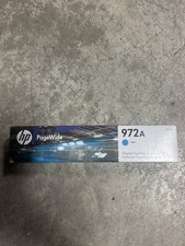 Genuine HP 972A Cyan L0R86AN PageWide Ink Cartridge EXP 10/27-1/28-8/28 picture