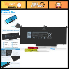 60Wh Laptop Battery Replacement for Dell Latitude 7480 7490 - High Capacity, Dur picture