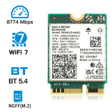 100pcs Intel WiFi 7 BE200NGW M.2 NGFF WiFi Card BT5.4 Tri Band Network Adapter picture