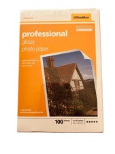*Office Max Professional Glossy Photo Paper 4 x 6 in 100 Sheets NEW SEALED picture
