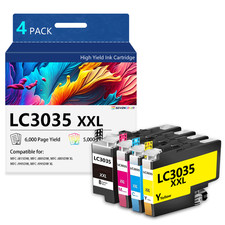 LC3035XXL Ultra High Yield Ink Cartridges (4-Pack, KCMY) | Work for MFC-J995DW picture