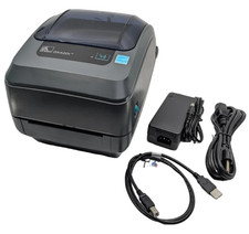 Zebra GK420t GK4H-102210-000 Thermal Label Printer USB Ethernet Complete Tested picture