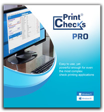 Print Checks Pro - Check Printing Software for Windows 10 - CD Only picture