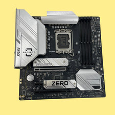 FOR PARTS MSI B760M PROJECT ZERO DDR5 Intel LGA1700 mATX Motherboard #IS0394 picture