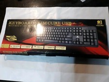 Q Micro Keyboard Slim Cube USB Black in Original Plastic picture