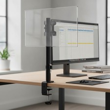 Elegant Adjustable Monitor Mount for Screens up to 32” - 360 Rotation & Tilt picture
