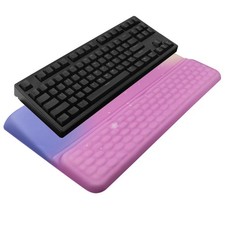 Computer Keyboard Stand with Wrist Rest, Ergonomic Tilted Keyboard Holder - picture