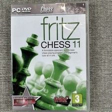 Fritz Chess 11 Extra Play PC Game Disc Case - Rare Cover Variant ChessBase PAL picture