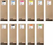 Genuine Ink Epson Stylus Pro 7890 7900 9890 9900 / T6361 -T6369 700ml Each INK picture