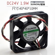 SUNON GM2404PFVX-A 4010 DC24V 1.6W 4CM 3-Wire Inverter Cooling Fan picture