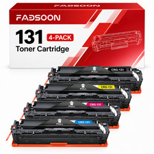 131 Toner Cartridge 4PK BK/C/M/Y With Chip Standard Yield for MF624Cw MF628Cw picture