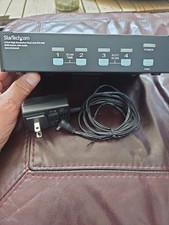 StarTech.com 4 Port High Resolution Dual Link DVI USB KVM Switch with Audio  picture