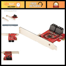 4-Port SATA III PCIe Card, 6Gbps Non-RAID Expansion for Desktop PC, High-Speed S picture