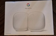 GOOGLE NEST WIFI PRO (WI-FI 6E) 2-PACK — FACTORY SEALED (EPJ031608) New  picture