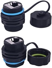 Waterproof CAT6 RJ45 Panel Mount Coupler,Lonlonty IP68 Shielded Industrial Panel picture