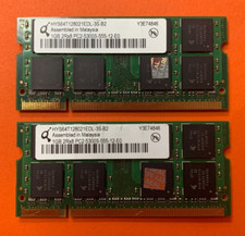 🌶️QIMONDA 2GB (2X1GB) 2Rx8 PC2-5300S COMPUTER RAM MEMORY HYS64T128021EDL-3S-B2 picture