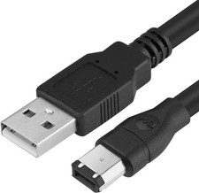 Firewire to USB Adapter Cable 6-Pin IEEE 1394 Male to USB 2.0 Male Converter Fir picture