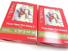 2 pkg Canon Pixma Photo Paper Plus Glossy II, PP-201 100 pk 4
