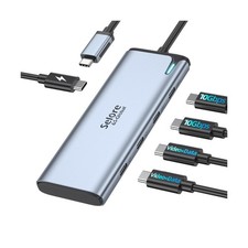 Selore USB-C Splitter with Dual 4K@60Hz Video Output,USB-C to U... USA FAST SHIP picture