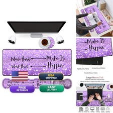 RVHOEZZM RVH-R16-Mouse 15 Gaming Mouse Pad Set Purple Wrist Rest picture