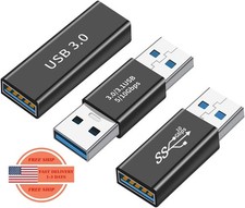 Kit de 3 tipos de adaptadores USB 3.0, USB 3.0 hembra a hembra, macho a macho picture